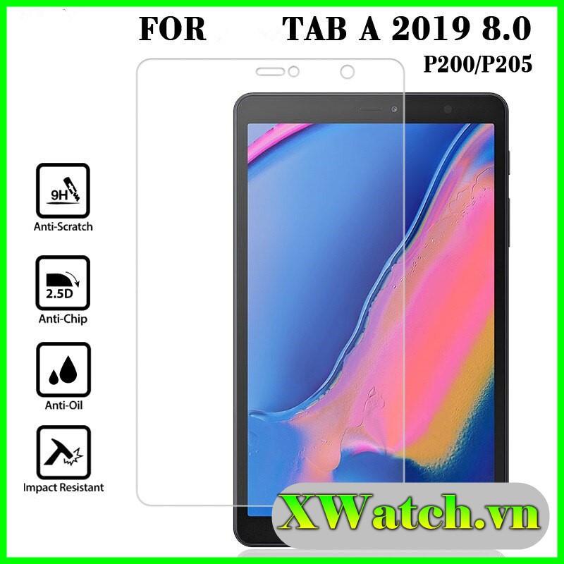 Kính cường lực toàn màn hình cho Samsung Tab A 8.0 2019 P205 P200