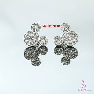 Bông tai bạc ý 925 bạc xinh bạc se10