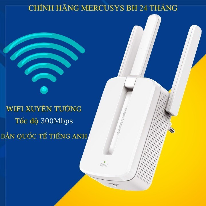 Bộ kích sóng wifi 3 râu Mercusys tăng sóng cực mạnh,kích sóng wifi,kich wifi,cục hút wiif -Giá Rẻ