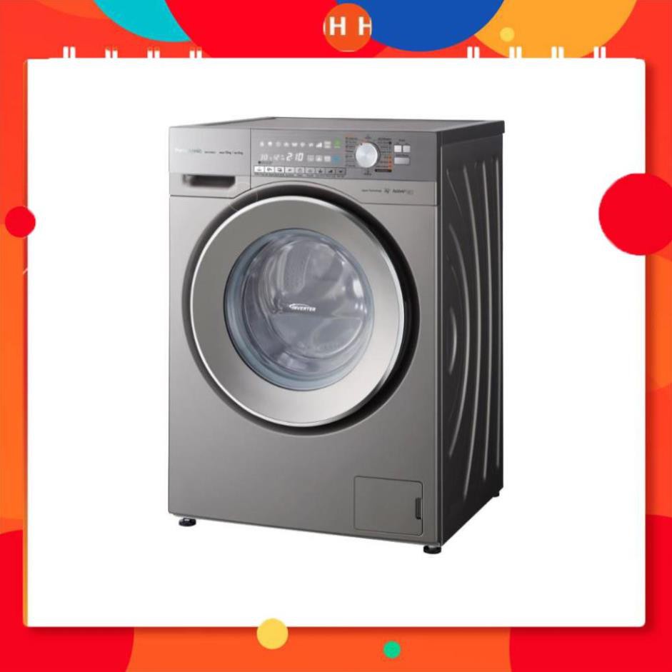 [ VẬN CHUYỂN MIỄN PHÍ KHU VỰC HÀ NỘI ] Máy giặt Panasonic cửa ngang 10 kg giặt 6 kg sấy( bạc) NA-S106X1LV2 24h