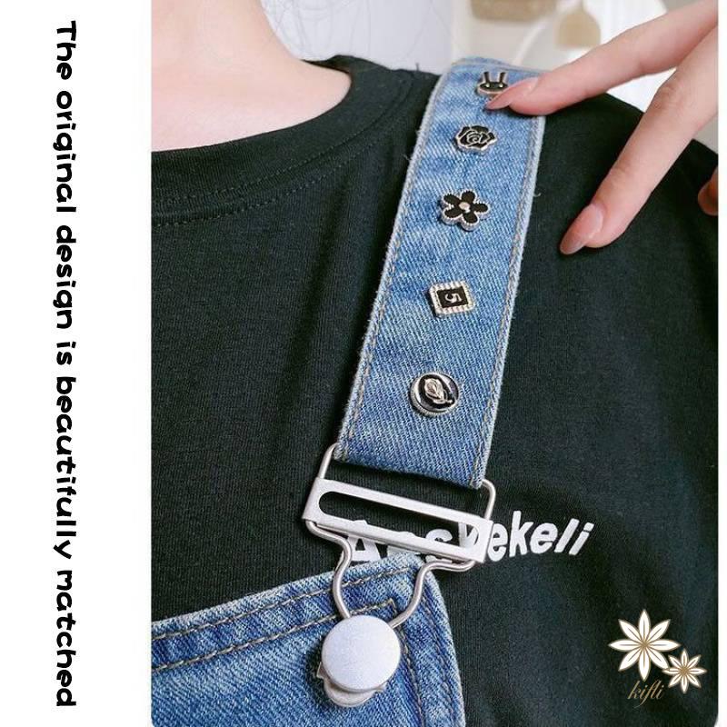 【Kifli】Nút Trang Trí Áo Khoác Cardigan/Áo Len Vô Hình Chống Ánh Sáng Có Thể Tháo Rời Cho Nữ