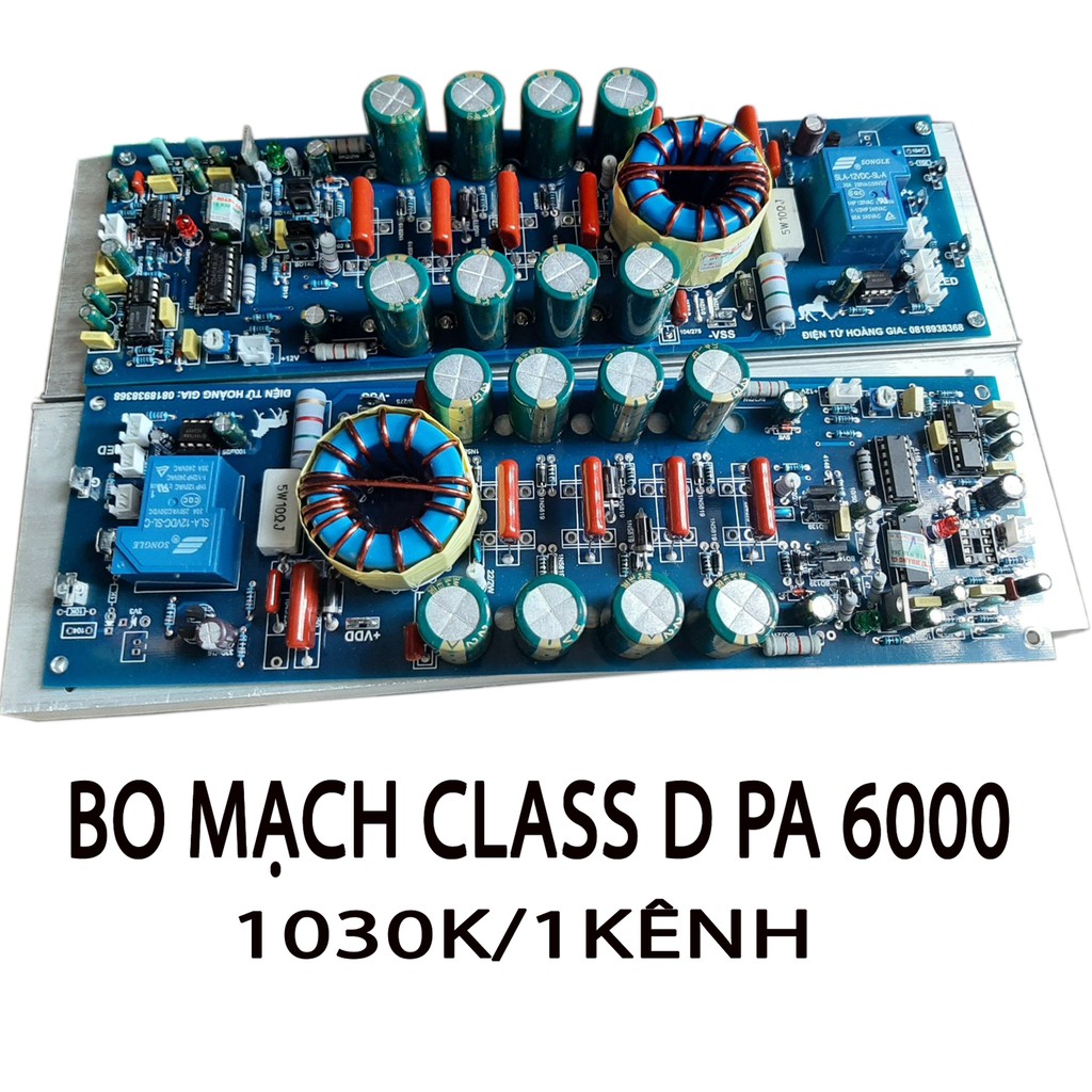 BO CÔNG SUẤT CLASS D 8 MOSFET - PA 6000