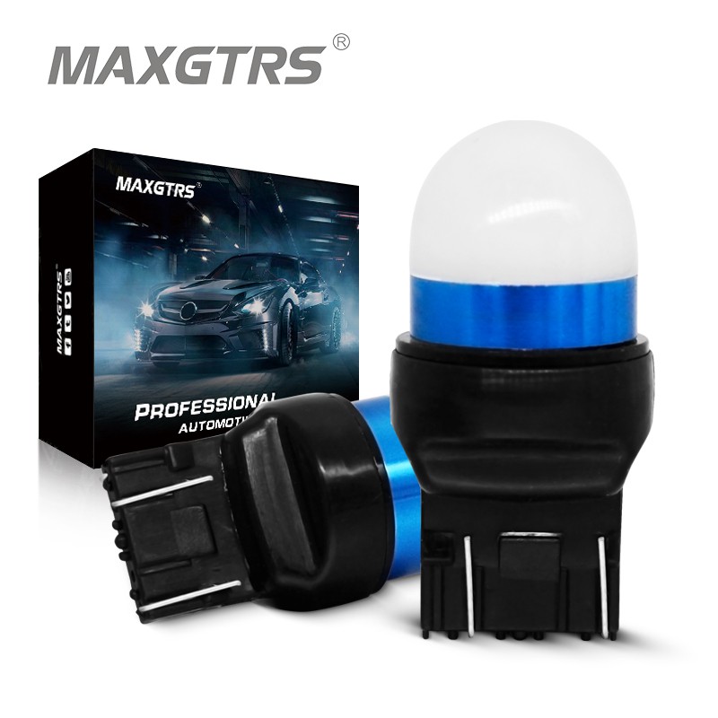 Set bóng đèn LED xi nhan MAXGTRS T20 7443 W21/5W 580 3030 cho xe hơi