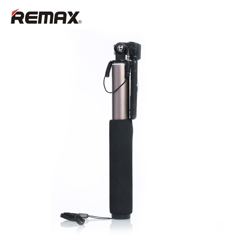 REMAX P5 Aluminium Selfie Stick Monopod Wired Selfi Self Stick Extendable Handheld Shutter for iPhone Android Huawei