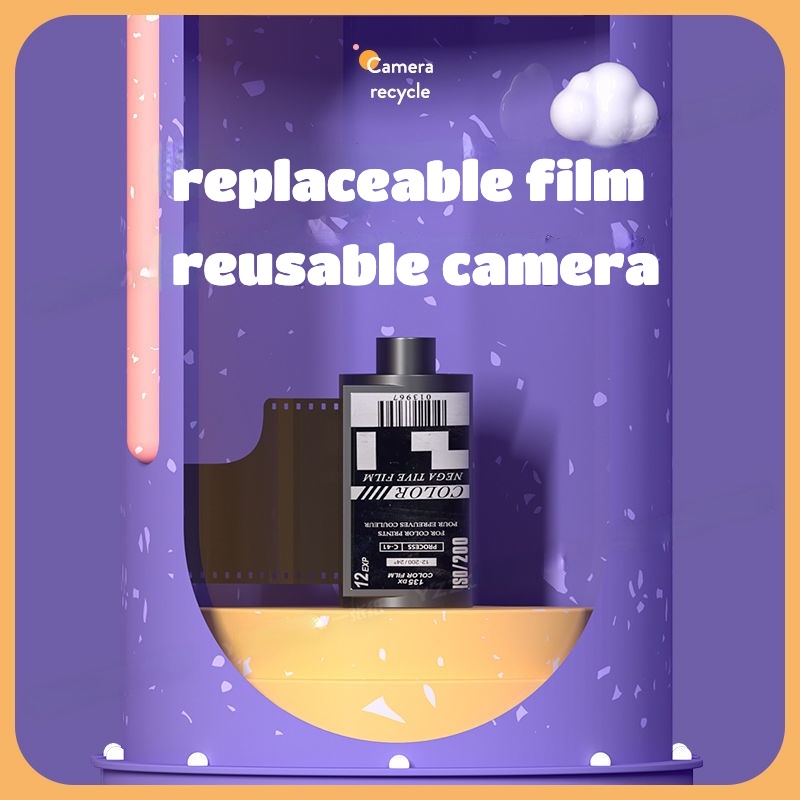 Mini Waterproof Film Camera Students Creative Gift | BigBuy360 - bigbuy360.vn