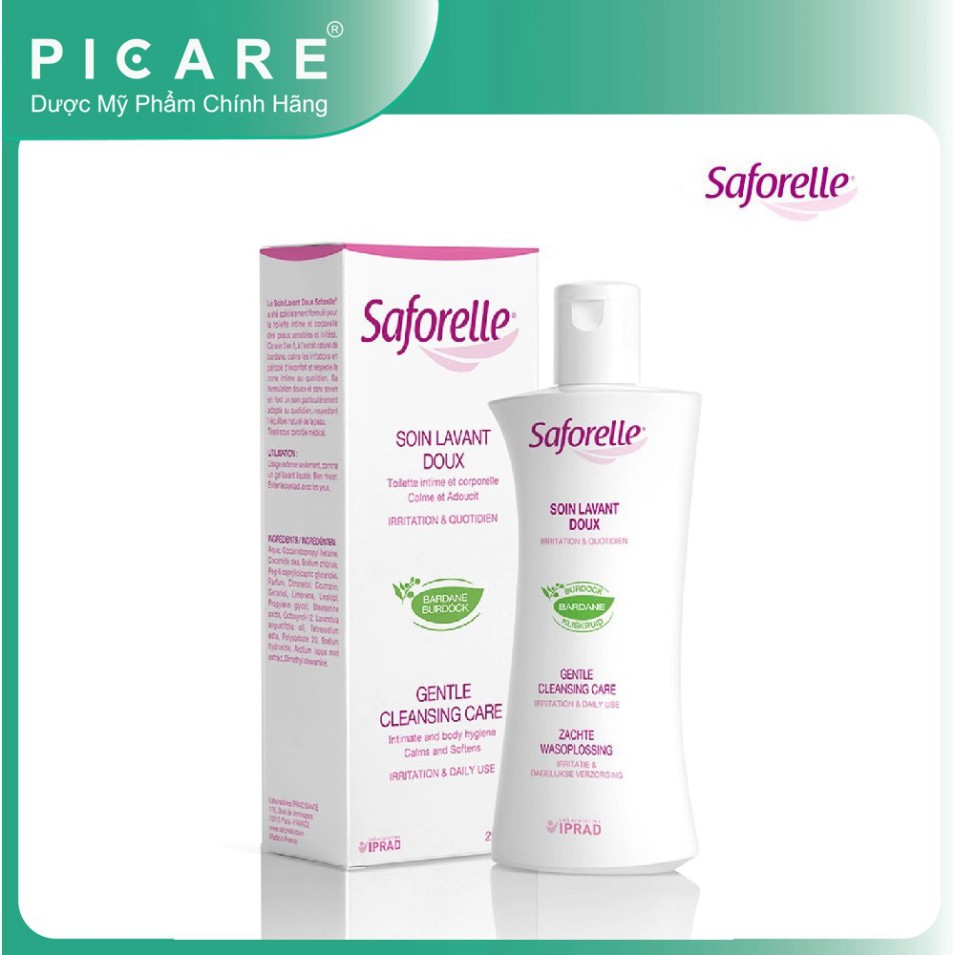 [CHÍNH HÃNG] Saforelle Gel Rửa Phụ Khoa Soin Lavant Doux