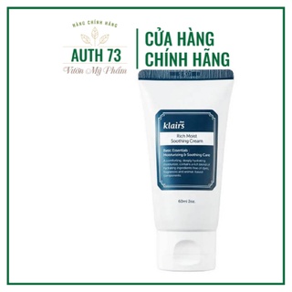 [FAKE TẶNG LUÔN] Kem dưỡng ẩm sâu DEAR, KLAIRS  RICH MOIST SOOTHING CREAM 60 ml