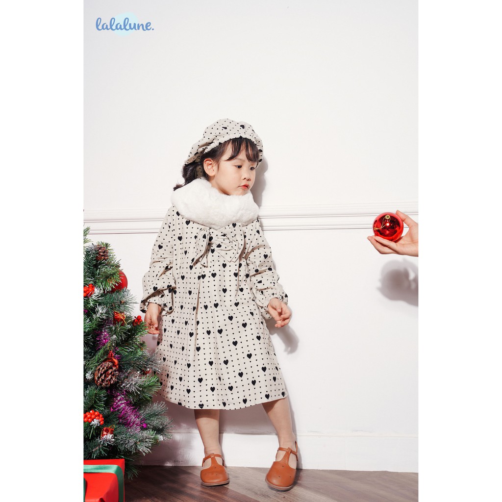 Đầm nhung cotton ivy dress lalalune cho bé từ 2-7 tuổi