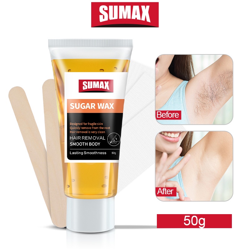 Sáp Wax Lông SUMAX  Sáp lạnh được sử dụng để tẩy lông nách 50g