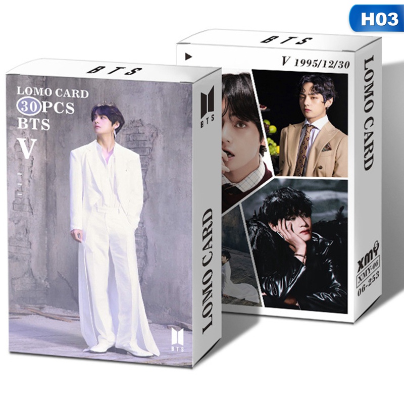 Set 30 Tấm Ảnh Margot Lomo In Hình Nhóm Nhạc Bts Chất Liệu Giấy Đẹp Mắt