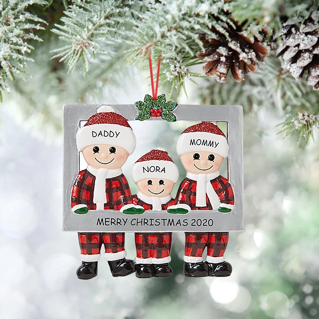 Phụ Kiện Trang Trí Cây Thông Giáng Sinh Hình Ông Già Noel DIY