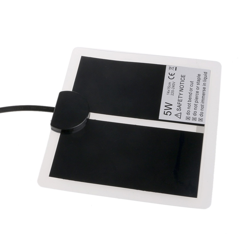 Thảm Sưởi Ấm Cho Rùa / Thằn Lằn / Ếch / Nhện Có Thể Điều Chỉnh 5W