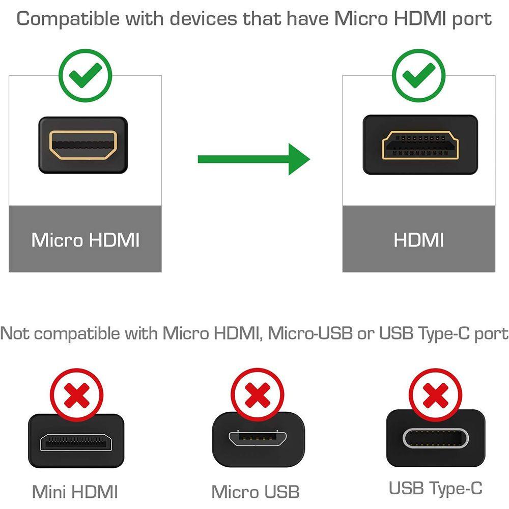 Cáp Chuyển Đổi HDMI Sang Micro HDMI HDTV V1.4 Cho PS3 XBOX