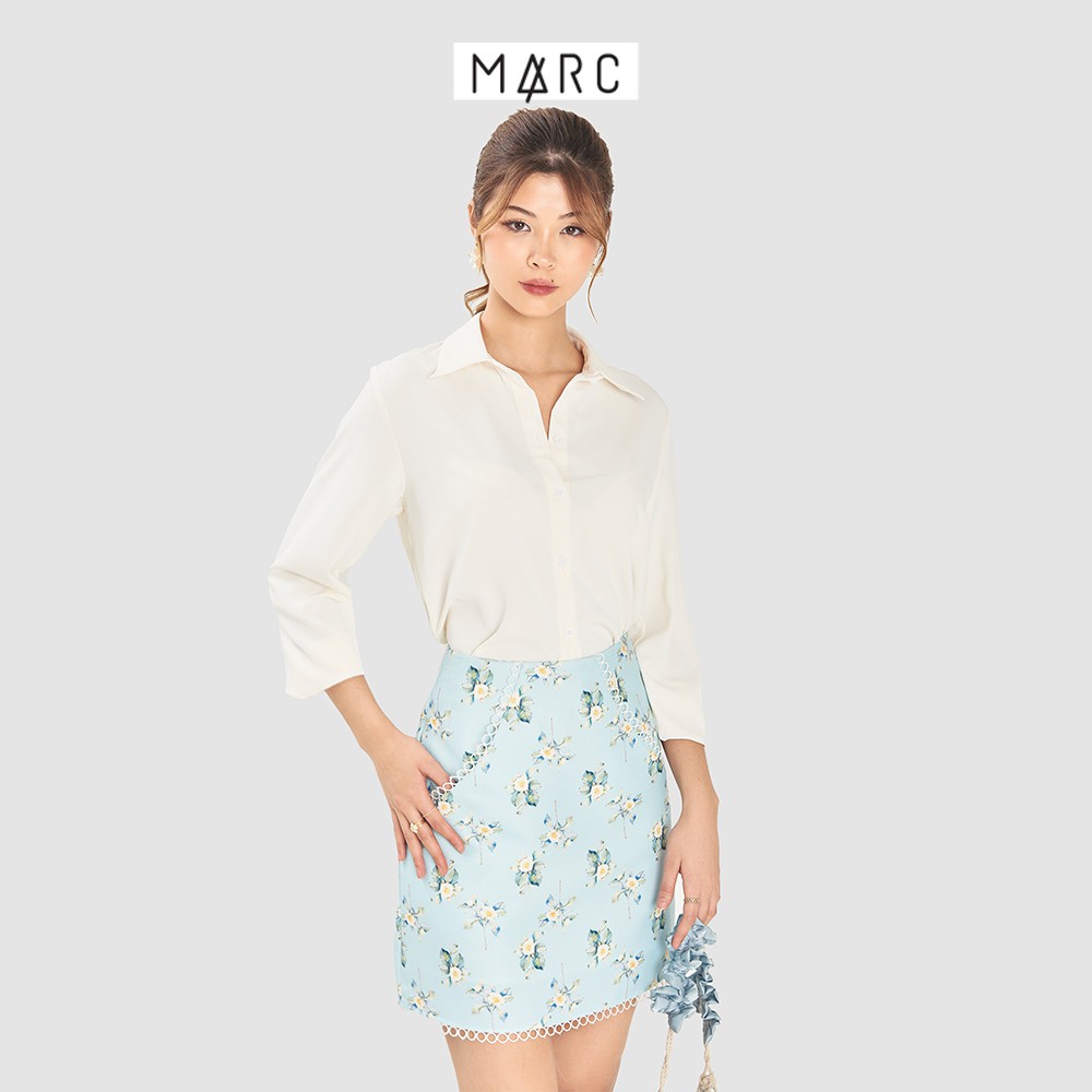 Váy nữ MARC FASHION mini viền ren họa tiết hoa | BigBuy360 - bigbuy360.vn