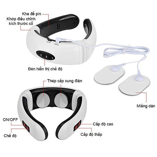 ✅ Máy Massage Cổ Vai Gáy HAO XIANG HX-5830 | Ngăn Ngừa Thoái Hóa Đốt Sống Cổ -VT0780 | Y Tế Vạn Thành