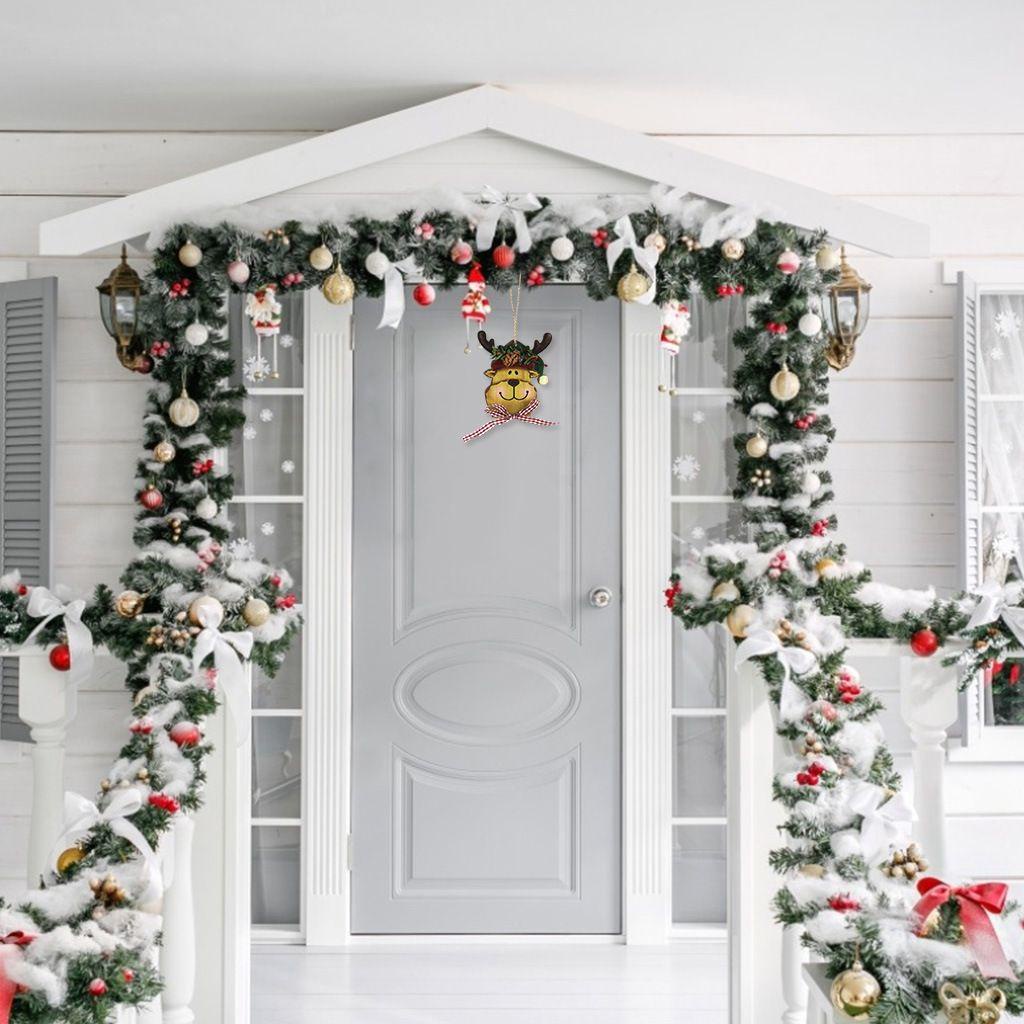 Phụ Kiện Treo Trang Trí Cây Thông Giáng Sinh Năm Mới 2022 Bằng Gỗ