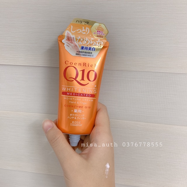 Kem dưỡng ẩm và làm trắng da tay và chân Coenrich Q10 80gr