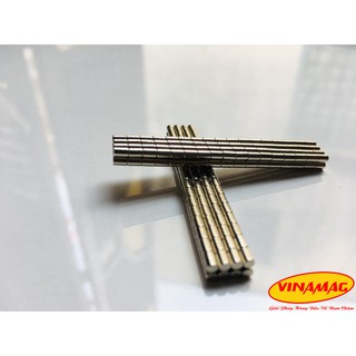 100 viên 2x3mm nam châm đất hiếm cực mạnh, linh kiện điện tử