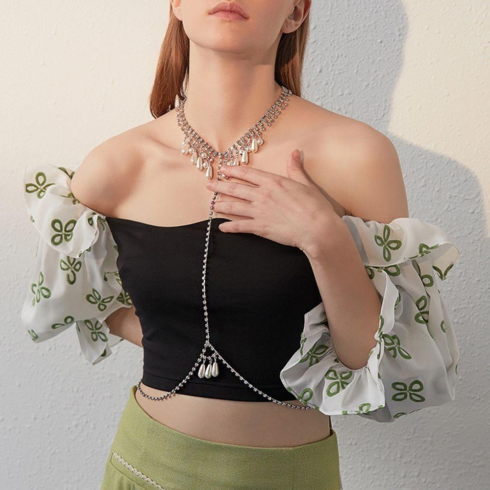 Vòng cổ Phong Cách Hàn Quốc Đơn Giản Sang Trọng Cho Nữ|Dây Xích Đeo Hông / Thắt Lưng Thời Trang Cá Tính