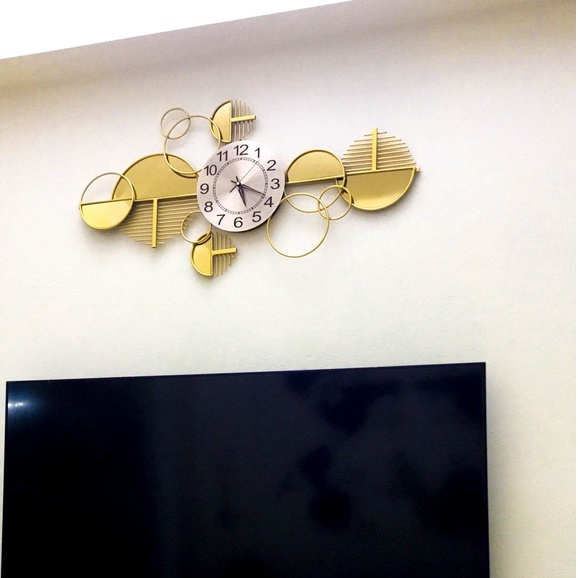Đồng Hồ Treo Tường Trang Trí, Đồng Hồ Treo Tường Decor Sáng Tạo kD0046