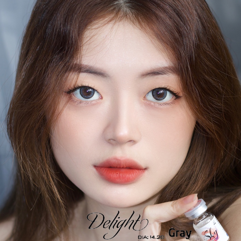 Sky Lens -Delight Gray 0 Độ-Made in Korea Chính Hãng Dia14.20