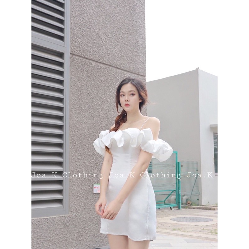 Váy bèo trắng (ảnh thật shop chụp)
