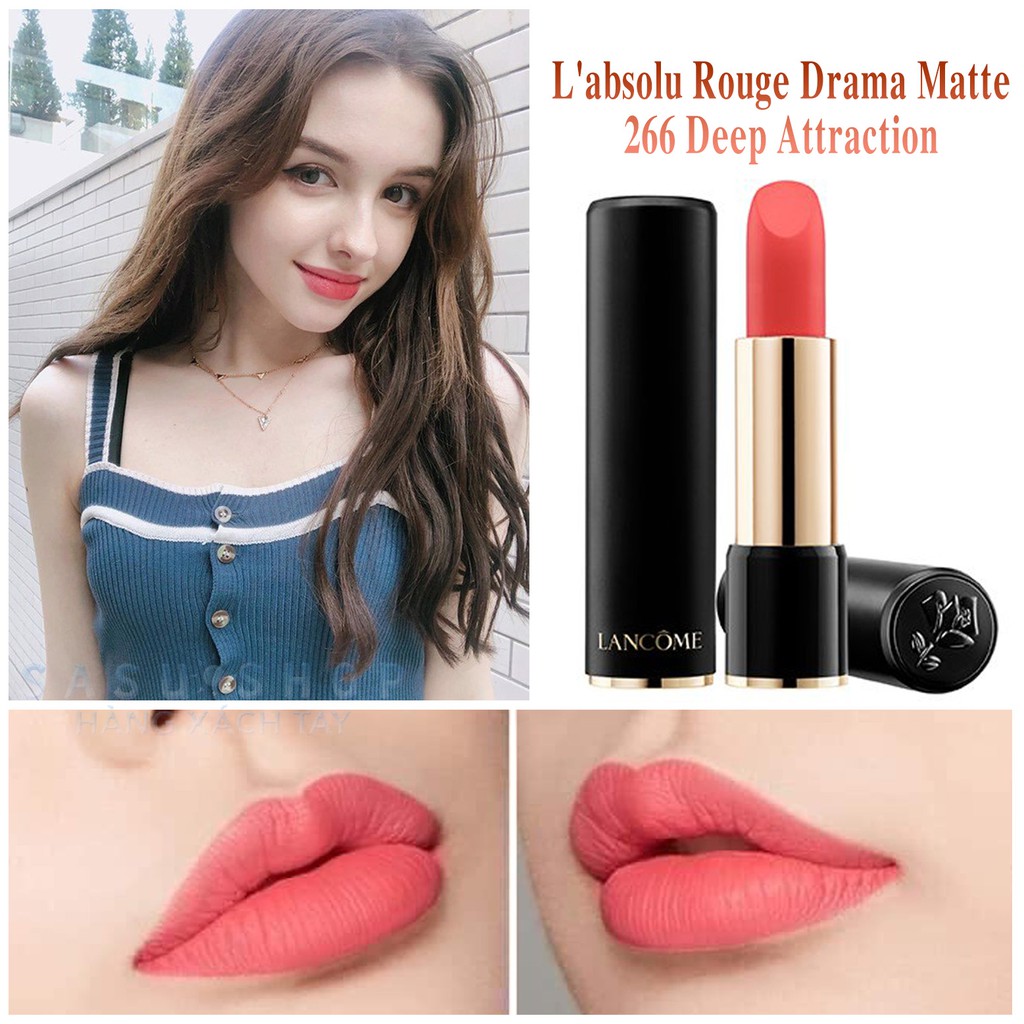 Son Lancome L'absolu Rouge Drama Matte 266 Deep Attraction | BigBuy360 - bigbuy360.vn