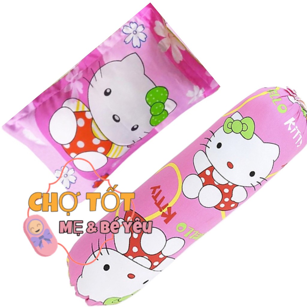 [Sẵn HCM] Bộ 2 Món Gối Nằm, Gối Ôm Cho Bé Vải Cotton Thắng Lợi Hàng Cao Cấp