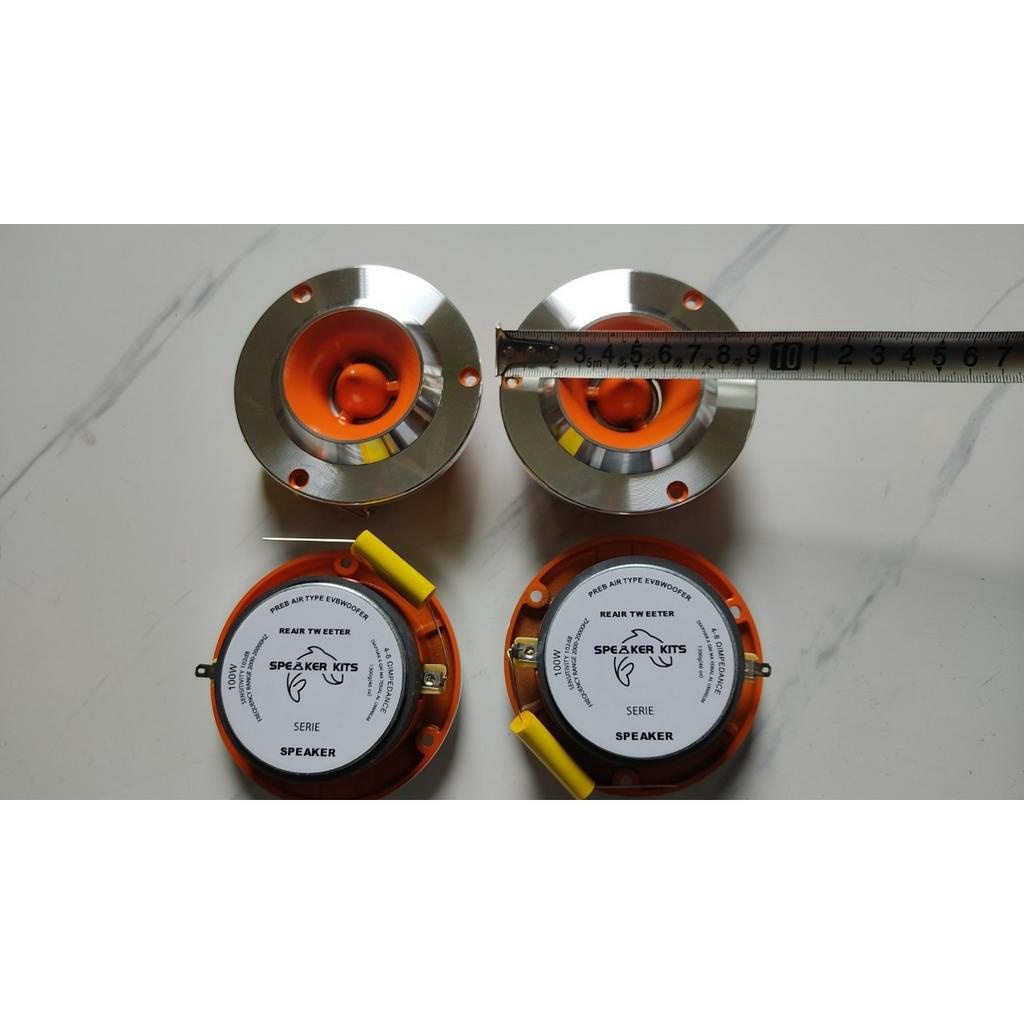 Loa TREBLE PIONER MÀNG NANO màu cam KÈM TỤ 3.3MF TỐT