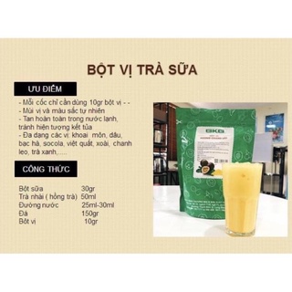 Bột vị pha trà sữa BKB loại 50-100g (đủ vị) (N12)