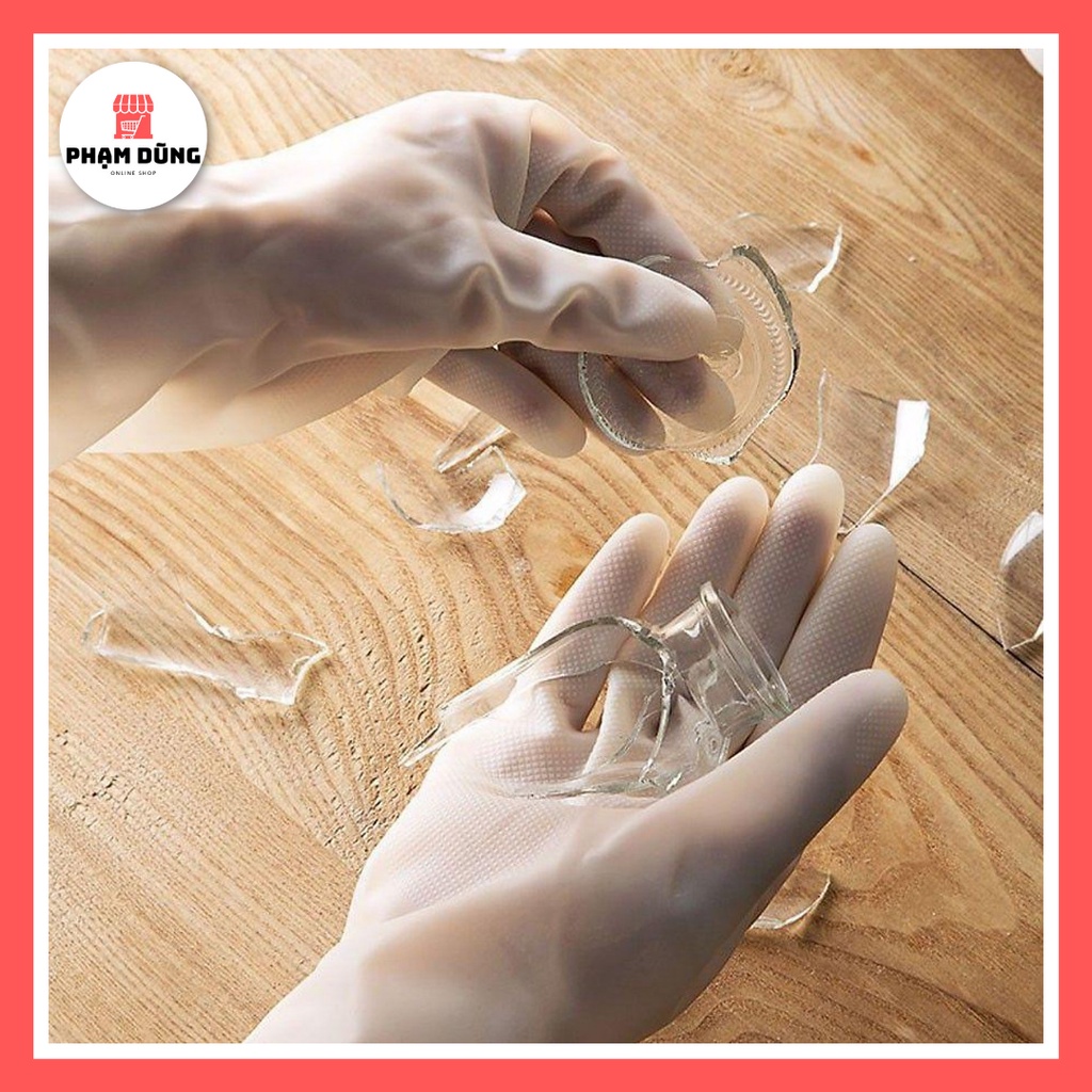 Bao Tay Cao Su Siêu Dai Hình Hươu , Găng Tay Rửa Chén Siêu Bền