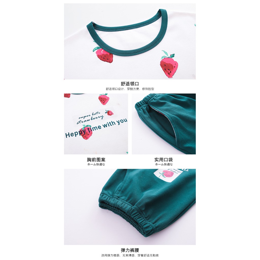 Freeship 99k TQ_Bộ Đồ Nữ Dâu Tây | BigBuy360 - bigbuy360.vn