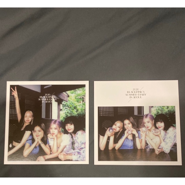 [ OFICIAL ] Bộ ảnh Large Polaroid BLACKPINK Summer Diary In Seoul 2020