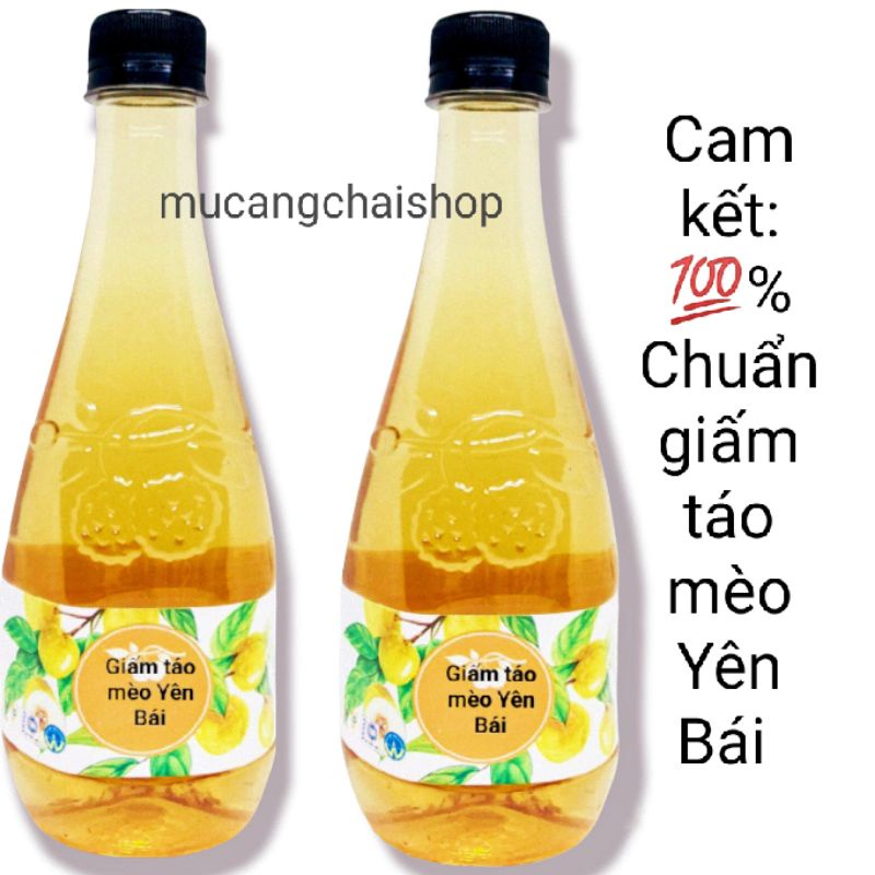 Giấm táo mèo tươi Yên Bái đậm đặc nguyên chất 100%