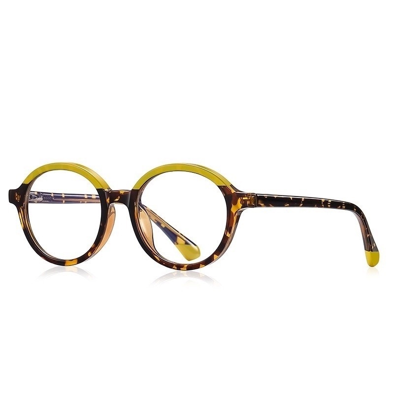 Mắt Kính TR90 Gọng Tròn Chống Bức Xạ Thời Trang Cao Cấp Dành Cho Bé