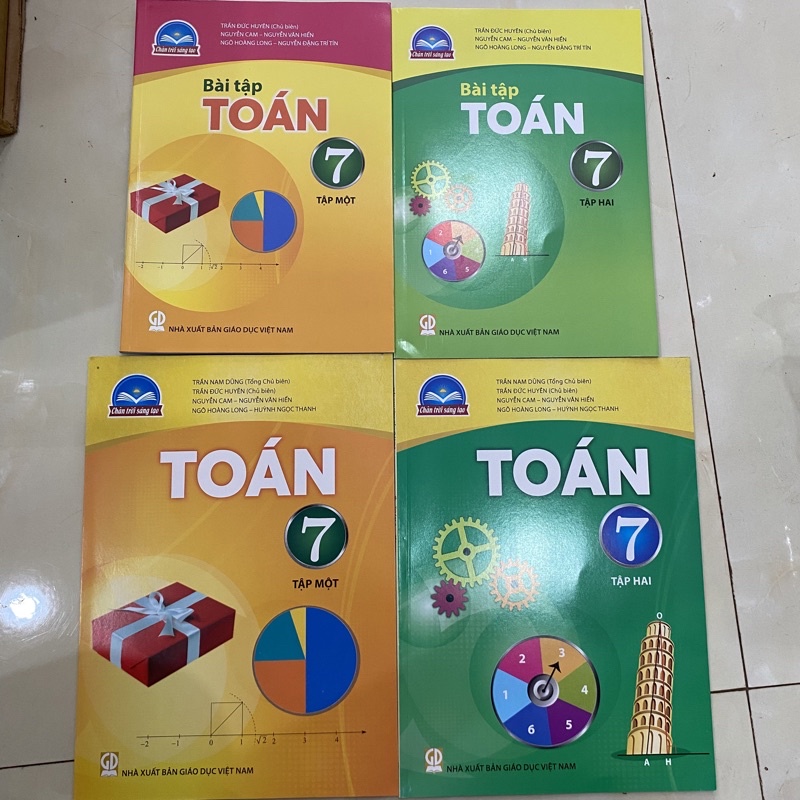 Kèm bìa bao giấy nhãn Toán 7