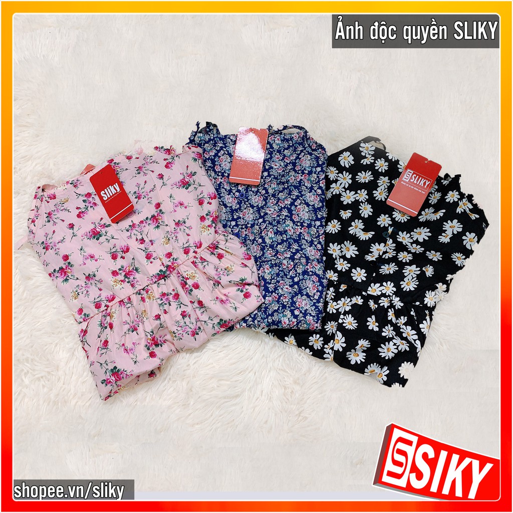 [Mặc Là Phê] Váy Hoa Cúc Hai Dây Dáng Dài Vintage - VX05 | BigBuy360 - bigbuy360.vn