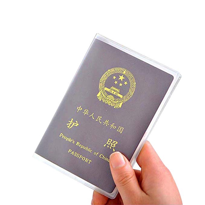Vỏ bọc hộ chiếu bằng PVC trong suốt chống thấm nước tiện dụng