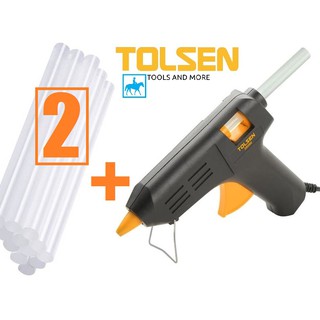 TOLSEN Súng Bắn Keo Điện Keo Đèn Cầy 79105 Tặng 02 Cây Keo