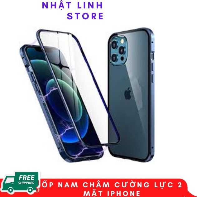 Ốp Lưng iphone,Ốp Hít  Nam Châm Cường Lực 2 MẶT IPHONE 7G,8G,7P,8P,X,XS,XS MAX,XR,IPHONE 11,11 PRO,11 PRO MAX....