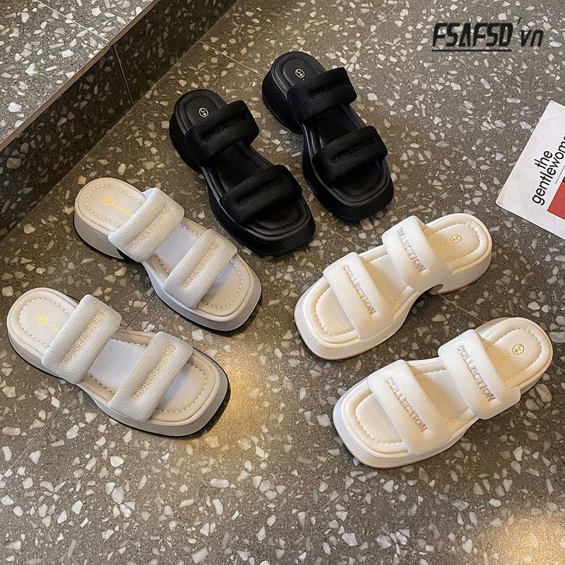 Dép Thiết Kế Mới Dày Dặn Thời Trang Mùa Hè Dành Cho Nữ 2022