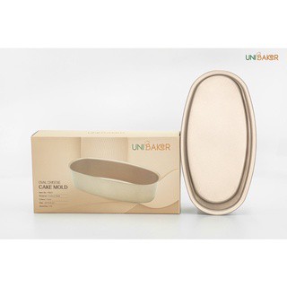 Khuôn oval nhôm đúc D08 chống dính Unibaker, khuôn bánh mì hoa cúc