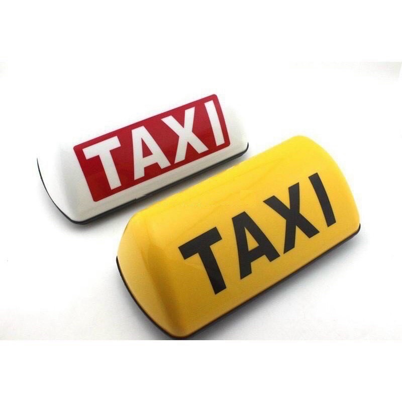Mào taxi đế hút nam châm có đèn led gắn nóc ô tô