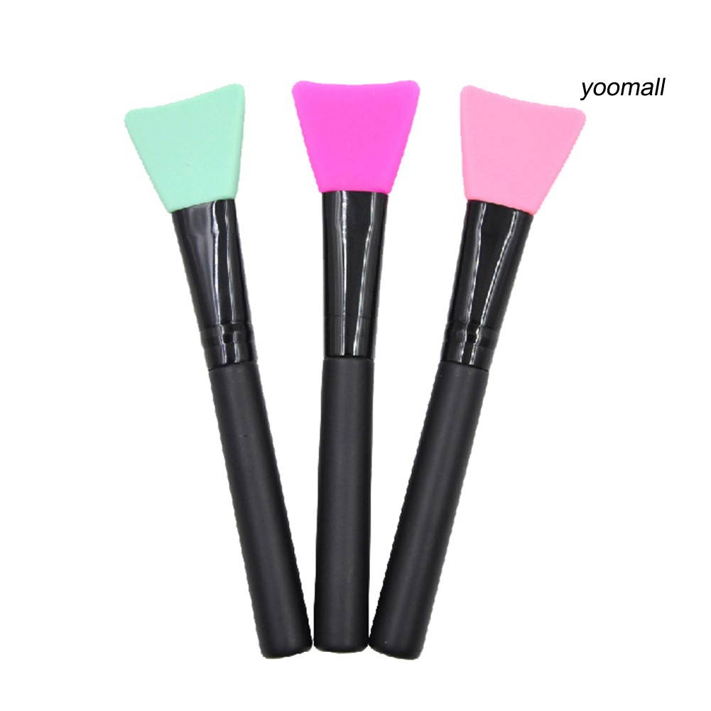 [Hàng mới về] Cọ đắp mặt nạ bằng silicon dạng phẳng thân thiện với làn da chăm sóc hiệu quả