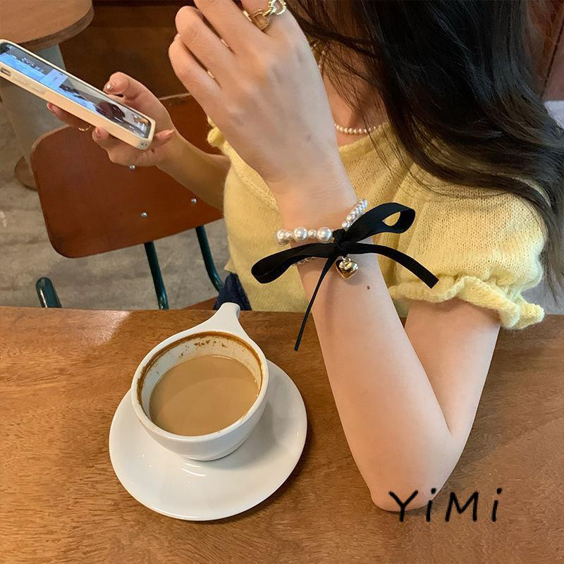 Nơ Cài Tóc Đính Ngọc Trai Phong Cách Hàn Quốc Thời Trang Xuân Hè 2022