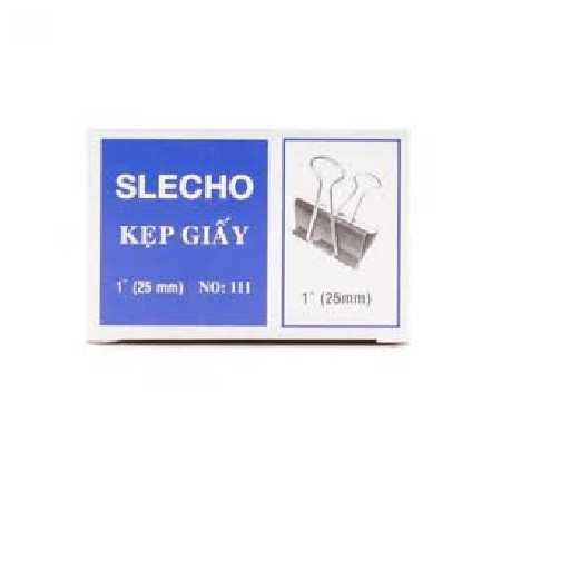 01 hộp kẹp bướm, kẹp giấy slecho 15mm, 19mm hoặc 25mm[̲̅$̲̅(̲̅2οο̲̅)̲̅$̲̅]