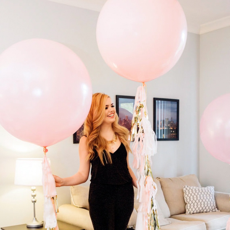 Bong Bóng Cao Su 18 Inch Màu Sắc Kẹo Ngọt Trang Trí Tiệc Sinh Nhật Đám Cưới Giáng Sinh