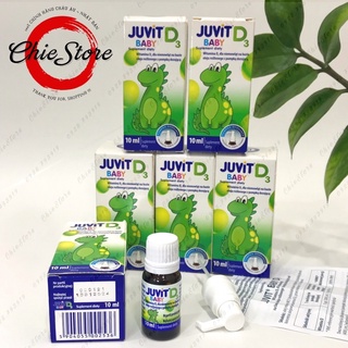 Vitamin D3 Juvit Baby dành cho trẻ sơ sinh, dạng bơm 10ml