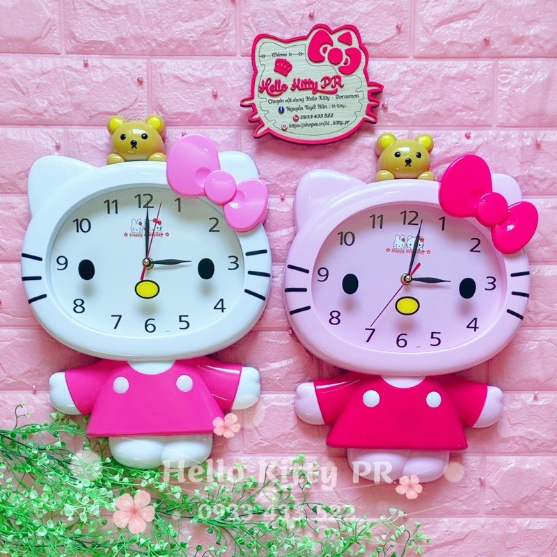 Đồng hồ treo tường Hello Kitty