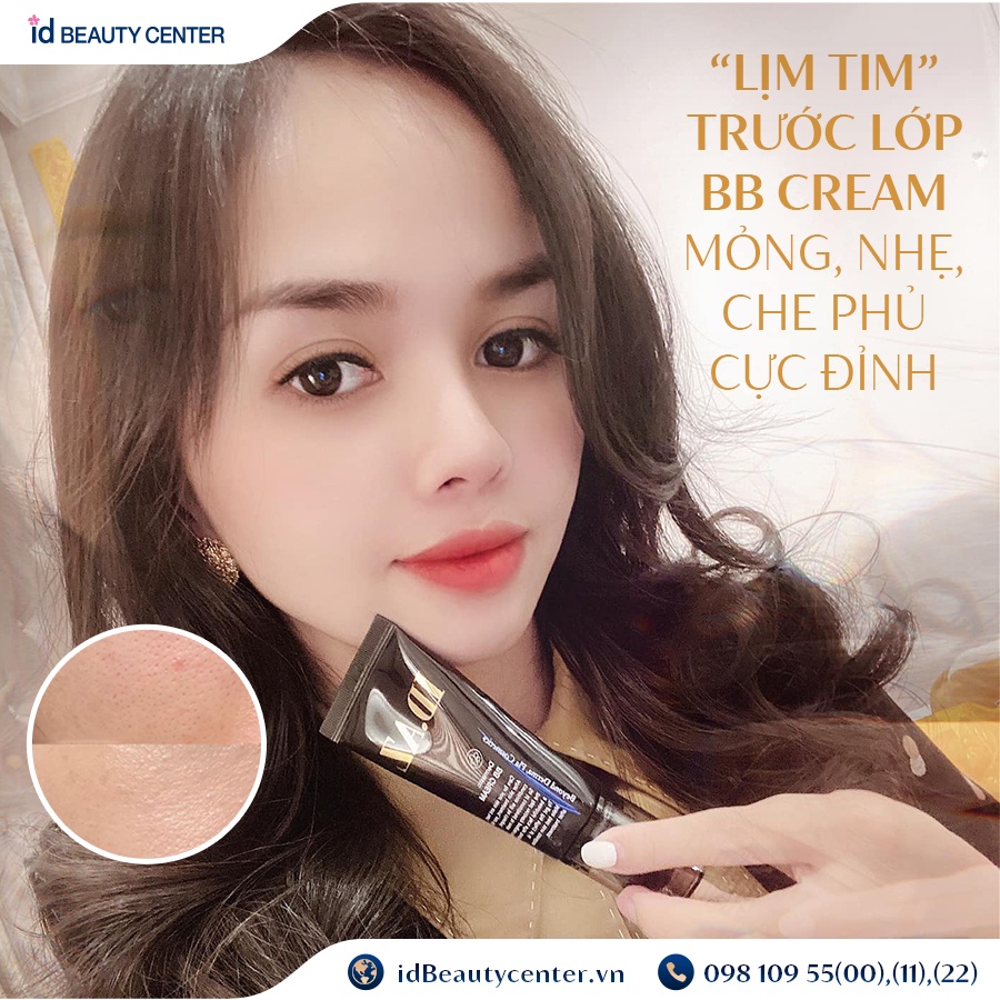 Kem dưỡng có màu BB Cream SPF50+/PA++++ ID Placosmetics 3in1 bảo vệ tái tạo da 30ml